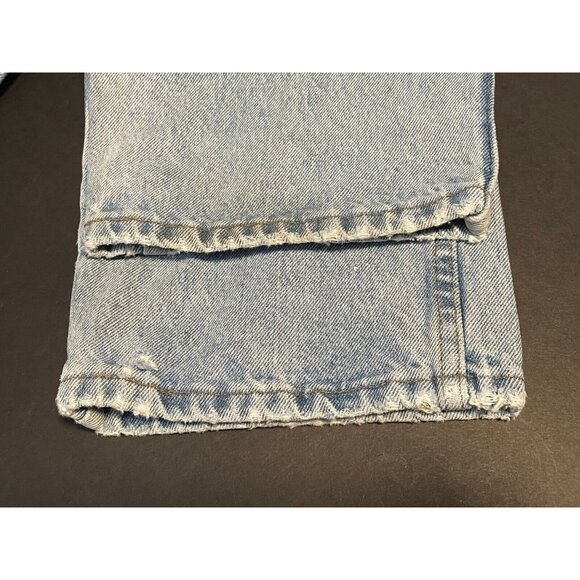 Legendary Gold jeans mens 35 x 30 tapered distressed 87635SW blue work - Picture 8 of 12
